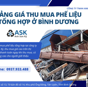 Bảng Giá Thu Mua Phế Liệu Tổng Hợp Ở Bình Dương