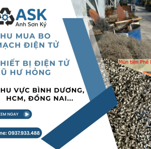 Thu mua bo mạch điện tử, thiết bị điện tử cũ hư hỏng tại Bình Dương