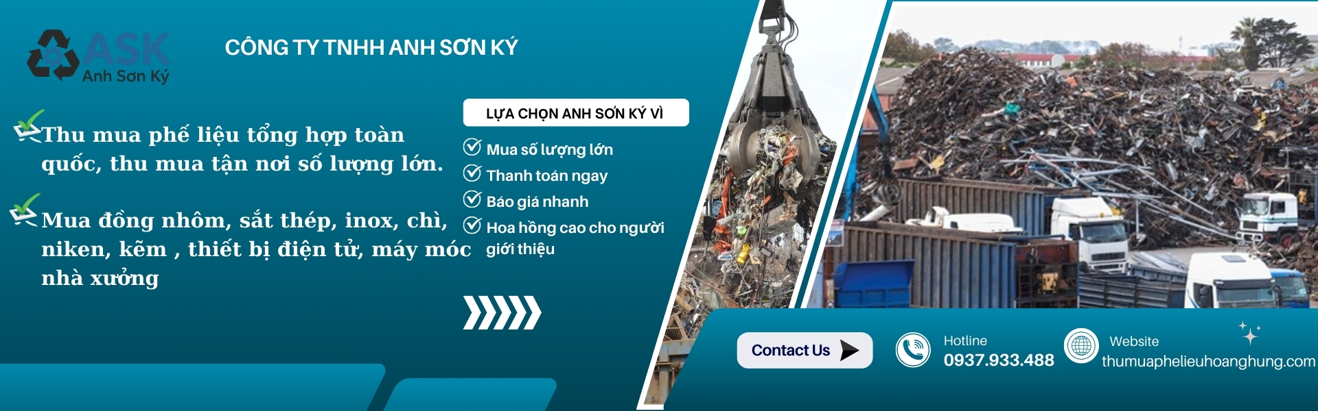 Thu Mua Phế Liệu Hoàng Hùng