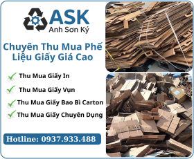Thu Mua Phế Liệu Giấy Giá Cao